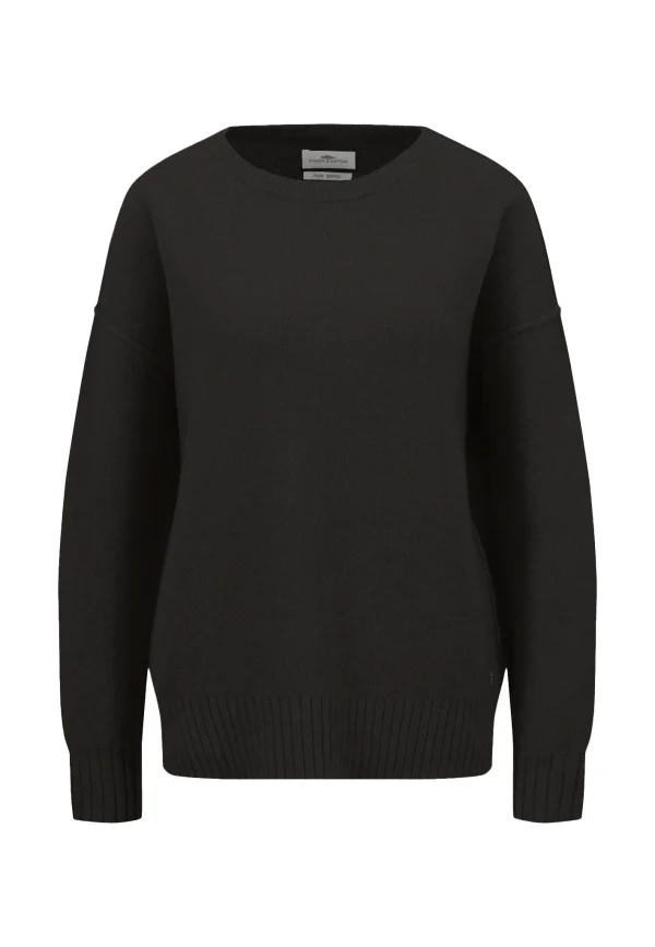 FYNCH-HATTON Simple round -necked sweaters with wide sleeves