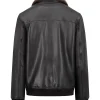 Fynch-Hatton Dark Brown Aviator Blouson Jacket - Image 2