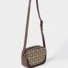 Gaëlle Paris Reg.Camera Bag Dial Canvas Jacquard Brown - Image 2