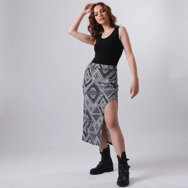 Zene Cut Out Skirt