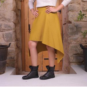 Zene Funky Cut Skirt