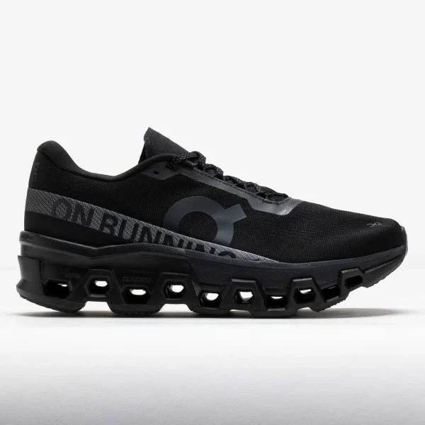 On Cloudmonster Men Running Sneakers Black