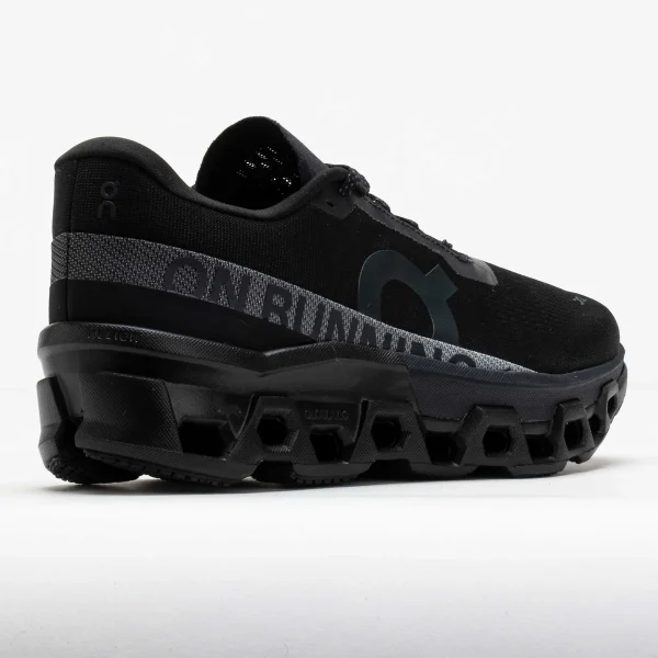 On Cloudmonster Men Running Sneakers Black - Image 2