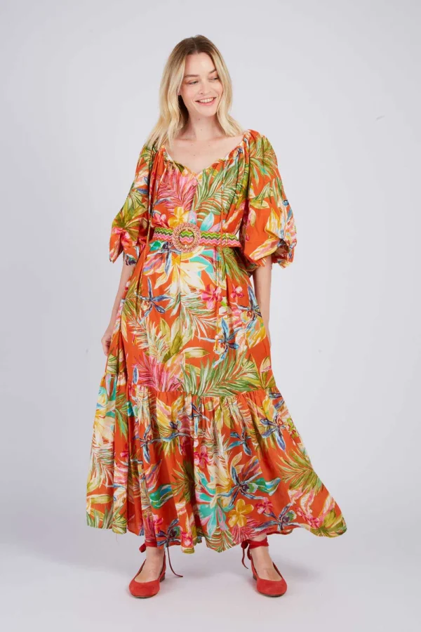 René-Derhy PENNY printed long dress