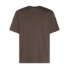 The North Face Men Ss Logo Rmst Relaxed Tee Smokey Brown