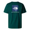 The North Face Men S/S Redbox T-shirt Deep Nori/Estate Blue - Image 2