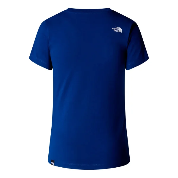 The North Face Women S/S Simple Dome Slim T-Shirt Estate Blue - Image 2