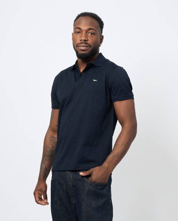 Harmont&Blaine Cotton Polo with Dachshund