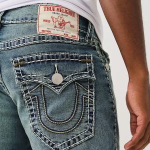 True Religion RICKY TRI-COLOR SUPER T STRAIGHT JEANS
