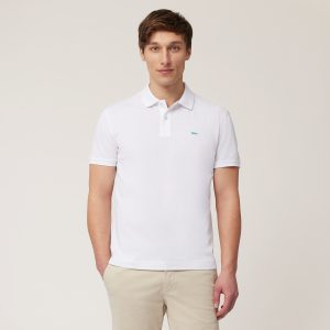 Harmont&Blaine Cotton Polo with Dachshund