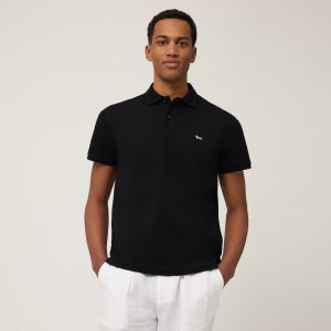 Harmont&Blaine Cotton Polo with Dachshund