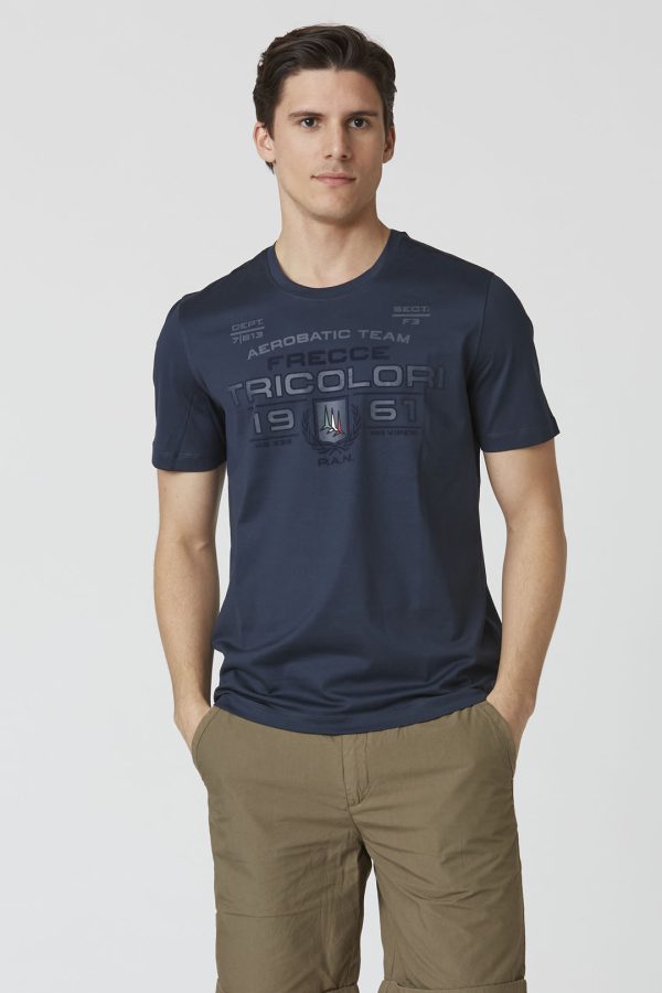 Aeronautica Militare Frecce Tricolori printed T-shirt - Image 2