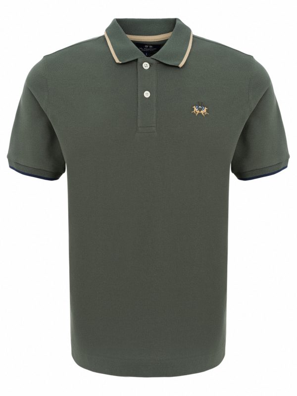 La Martina Polo shirt in piqué cotton in slim fit - Russell