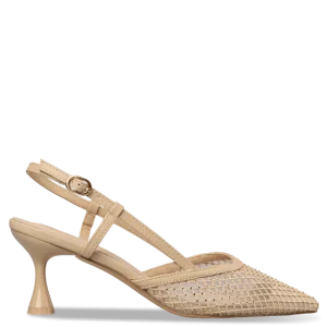 ENVIE MESH SLINGBACK PUMPS