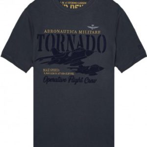 Aeronautica Militare Tornado flocked print T-shirt