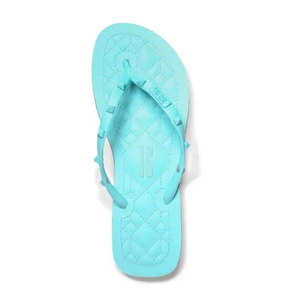 Santa Lolla Blue Rubber Flip Flop - Image 2