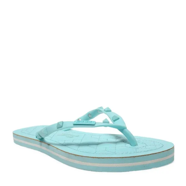 Santa Lolla Blue Rubber Flip Flop - Image 3