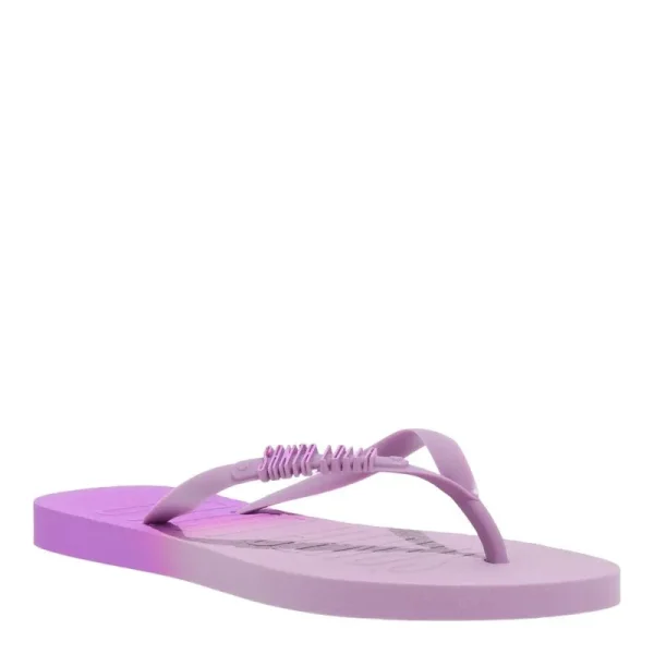 Santa Lolla Purple Rubber Flip Flop and Printed Toiletry Bag Kit - Image 3