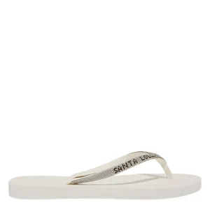 Santa Lolla White Rubber Flip Flop