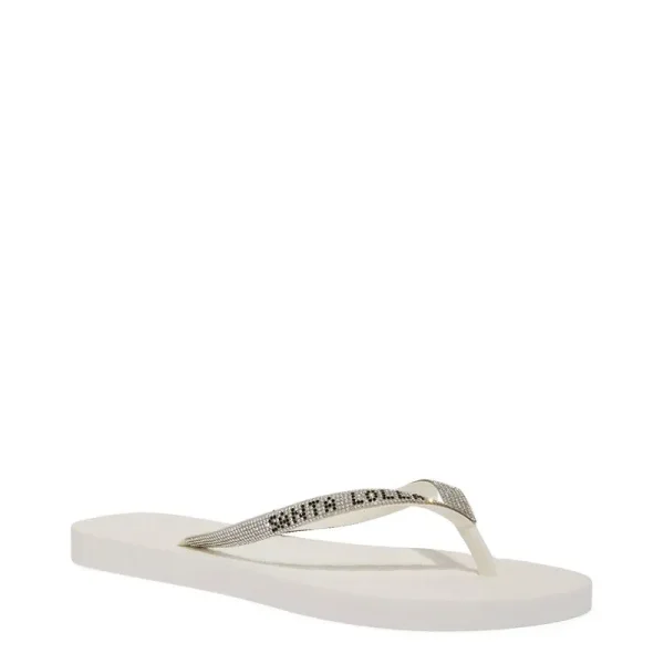 Santa Lolla White Rubber Flip Flop - Image 2