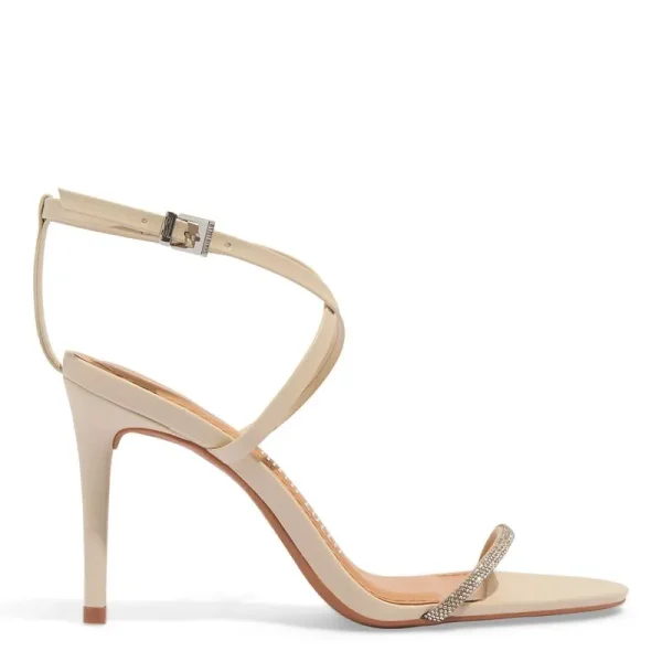 Santa Lolla Off-White Soft Napa High Heel Sandal