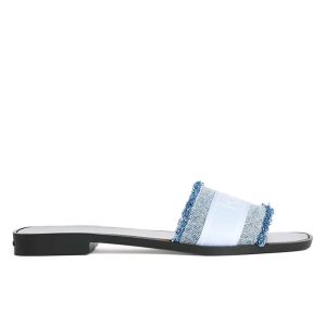 Karl Lagerfeld Women's Black Border Slide