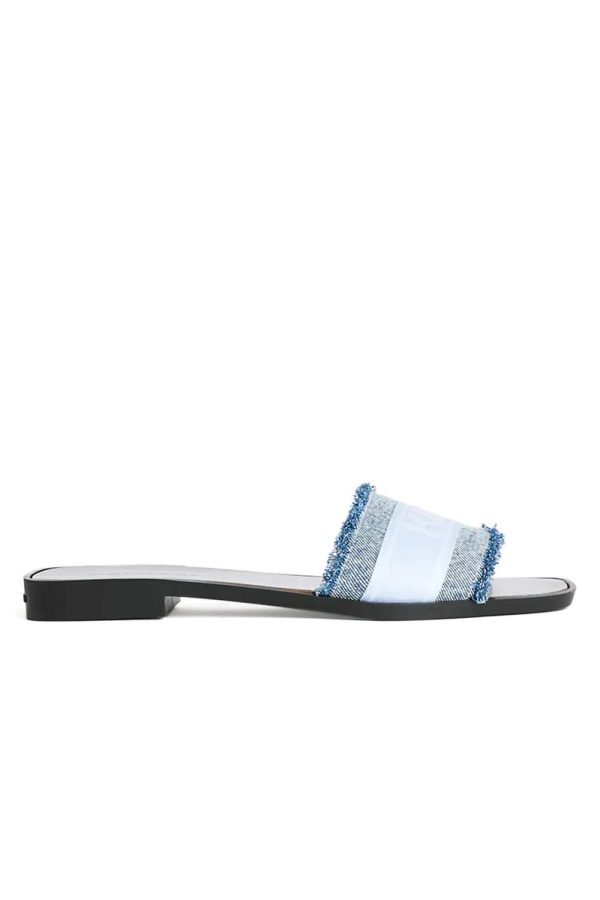 Karl Lagerfeld Women's Black Border Slide