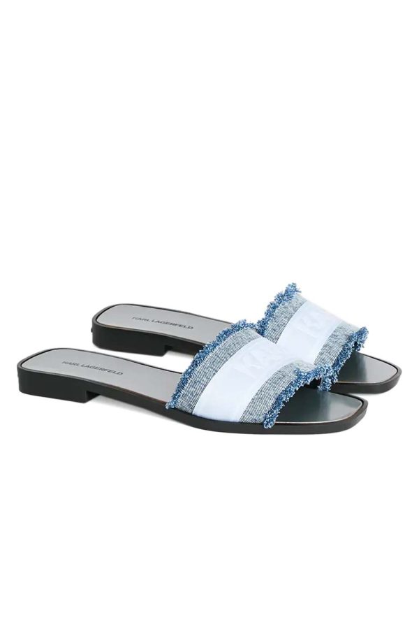 Karl Lagerfeld Women's Black Border Slide - Image 2