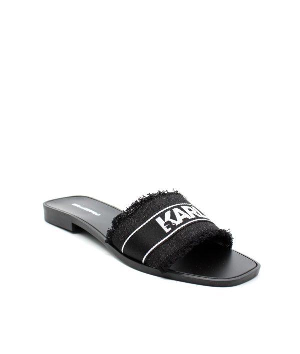 Karl Lagerfeld Women's Black Border Slide - Image 2