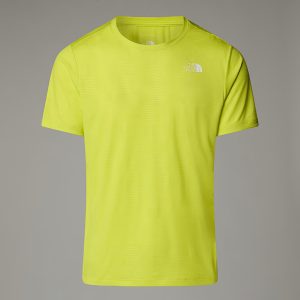 The North Face Men’s 24/7 Embossed T-Shirt Sulphur Spring Green Tent Model Print