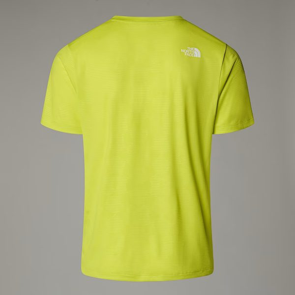 The North Face Men’s 24/7 Embossed T-Shirt Sulphur Spring Green Tent Model Print - Image 2