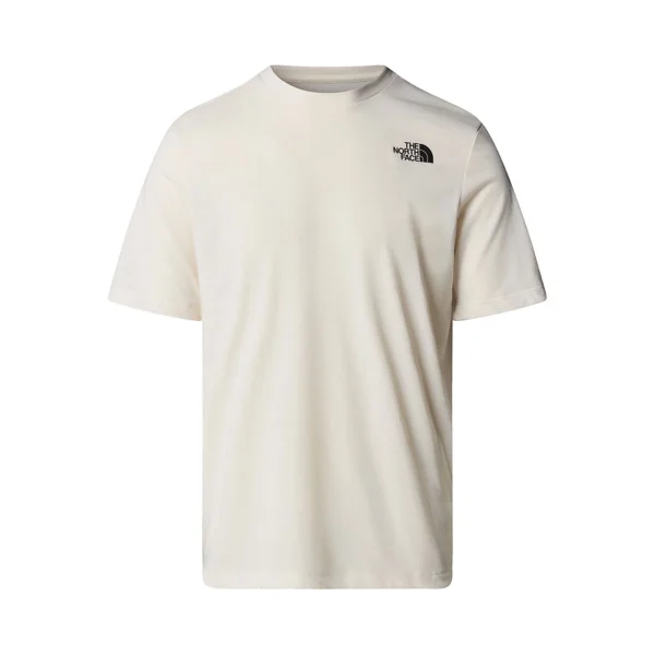 The North Face Foundation Mountains Faces Men Lifestyle T-Shirt White Dune