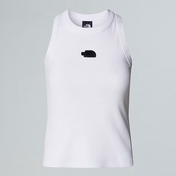 The North Face Slim Rib Women Lifestyle Tank White