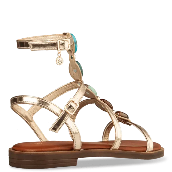 ENVIE EMBELLISHED FLAT SANDALS - Image 3