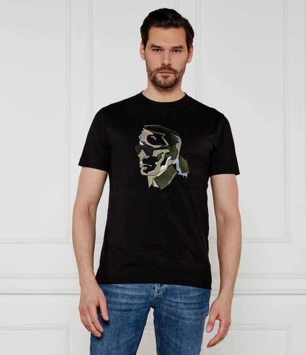 Karl Lagerfeld T-shirt with 3D embroidery of Karl image