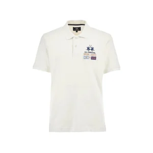 La Martina Regular fit polo shirt in stretch cotton piqué - Adalino