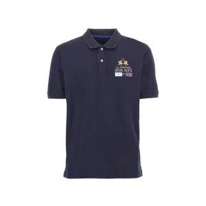 La Martina Regular fit polo shirt in stretch cotton piqué - Adalino