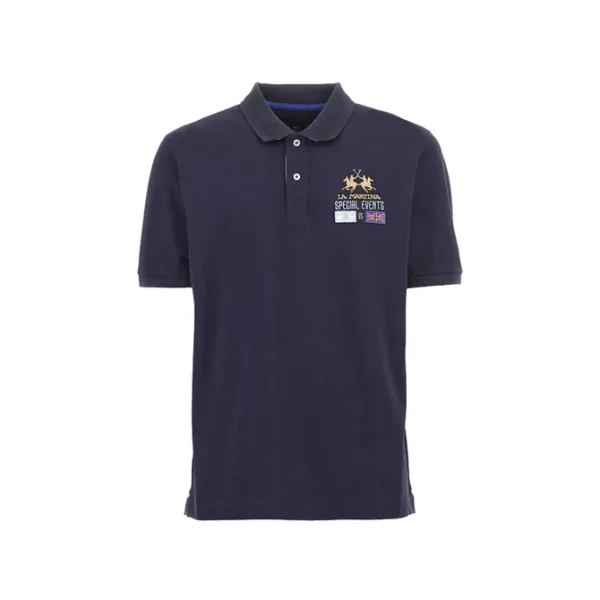 La Martina Regular fit polo shirt in stretch cotton piqué - Adalino