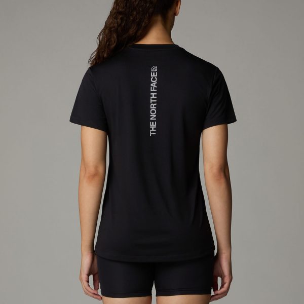 The North Face Flex Regular Graphic Women Hiking T-Shirt Black - Image 2