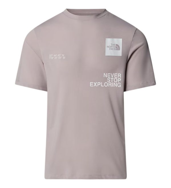 The North Face Mountain Foundation Coordinates Tee Moonstone Grey