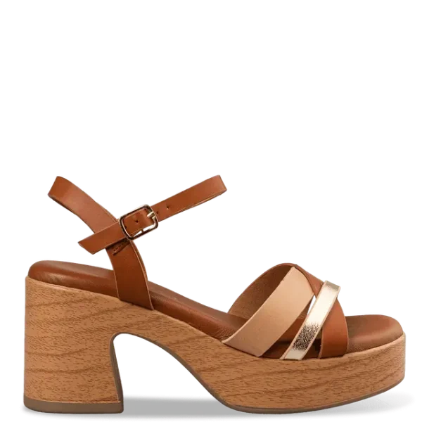 ENVIE PLATFORM HEEL SANDALS