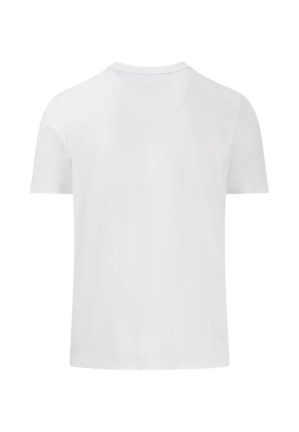 FYNCH-HATTON T-shirt with a round neckline with logoprint - Image 2