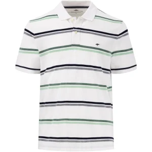 FYNCH-HATTON Polo shirt made of cotton in strip look