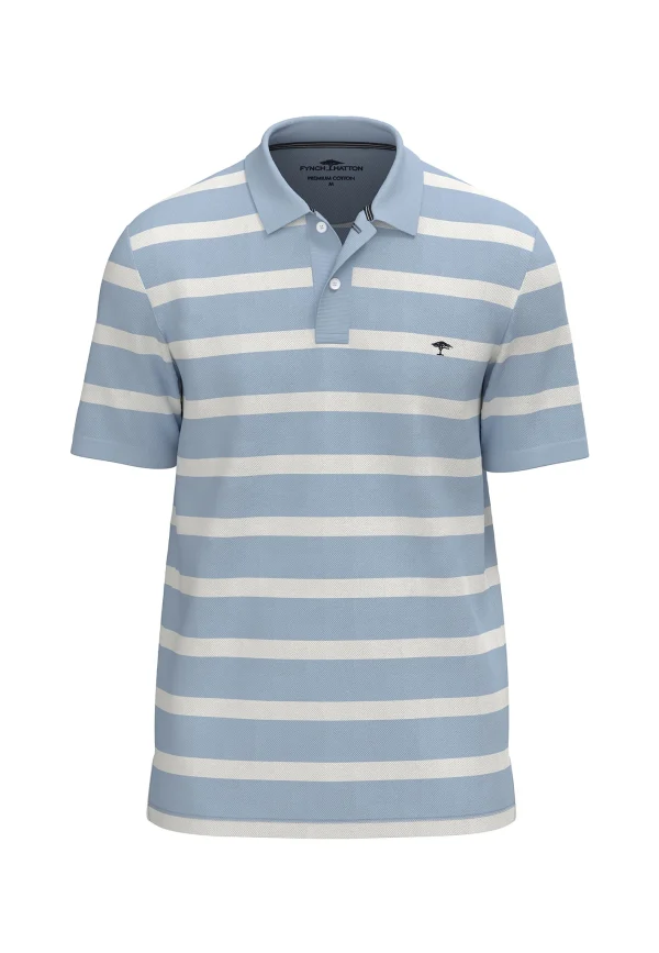 FYNCH-HATTON Polo shirt made of cotton with stripes