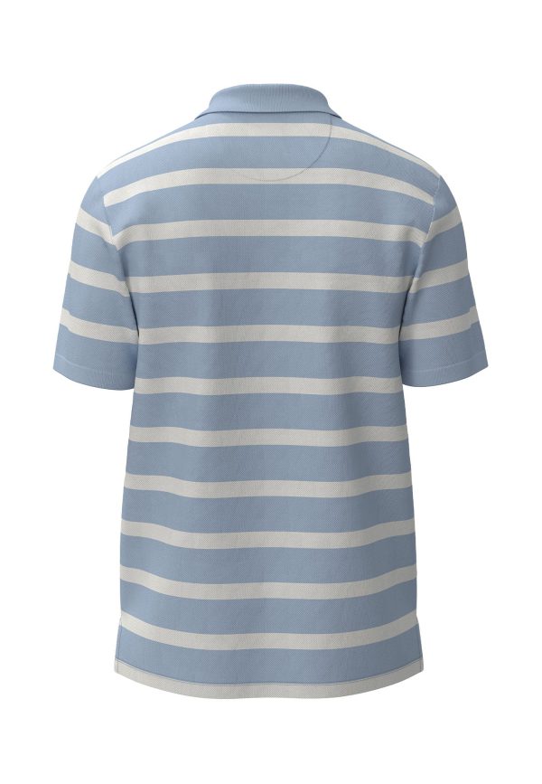 FYNCH-HATTON Polo shirt made of cotton with stripes - Image 2