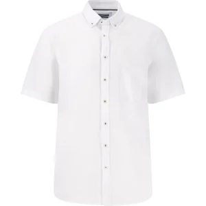 FYNCH-HATTON Halbworm made of cotton with button-down collar
