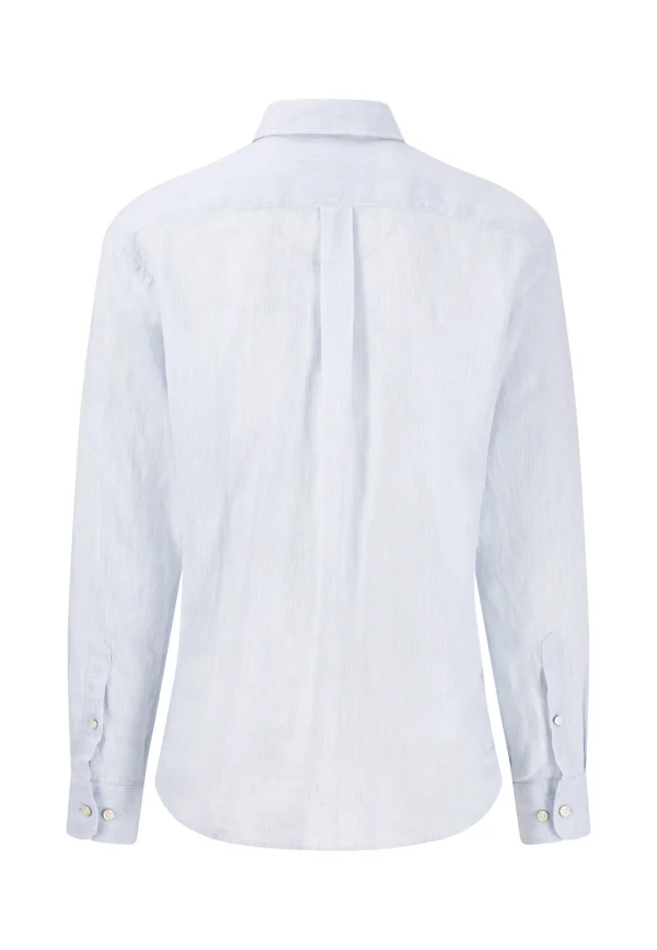 FYNCH-HATTON Linen shirt with button-down collar - Image 2