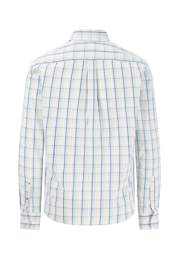 FYNCH-HATTON Checked cotton shirt with button-down collar - Image 2