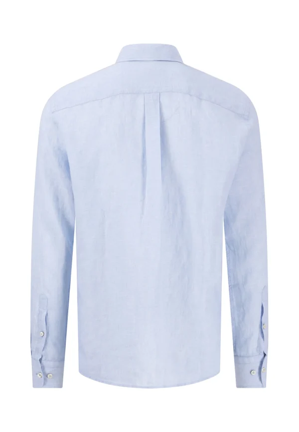 FYNCH-HATTON Linen shirt with button-down collar - Image 2