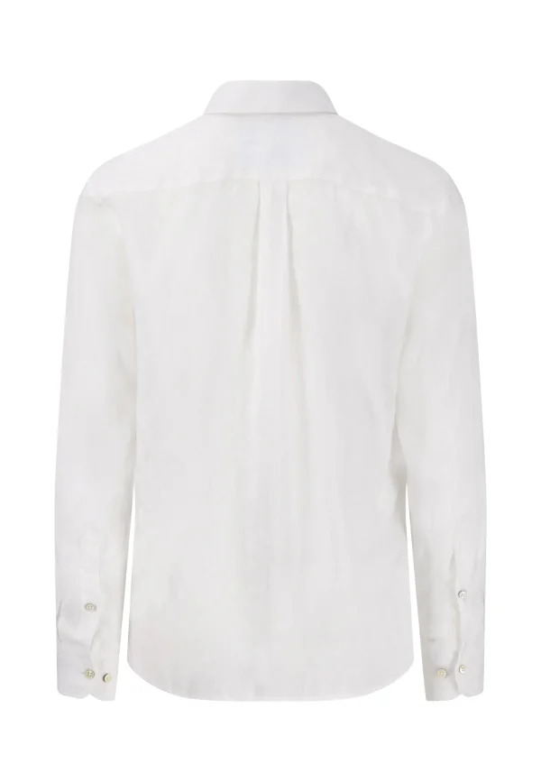 FYNCH-HATTON Linen shirt with button-down collar - Image 2